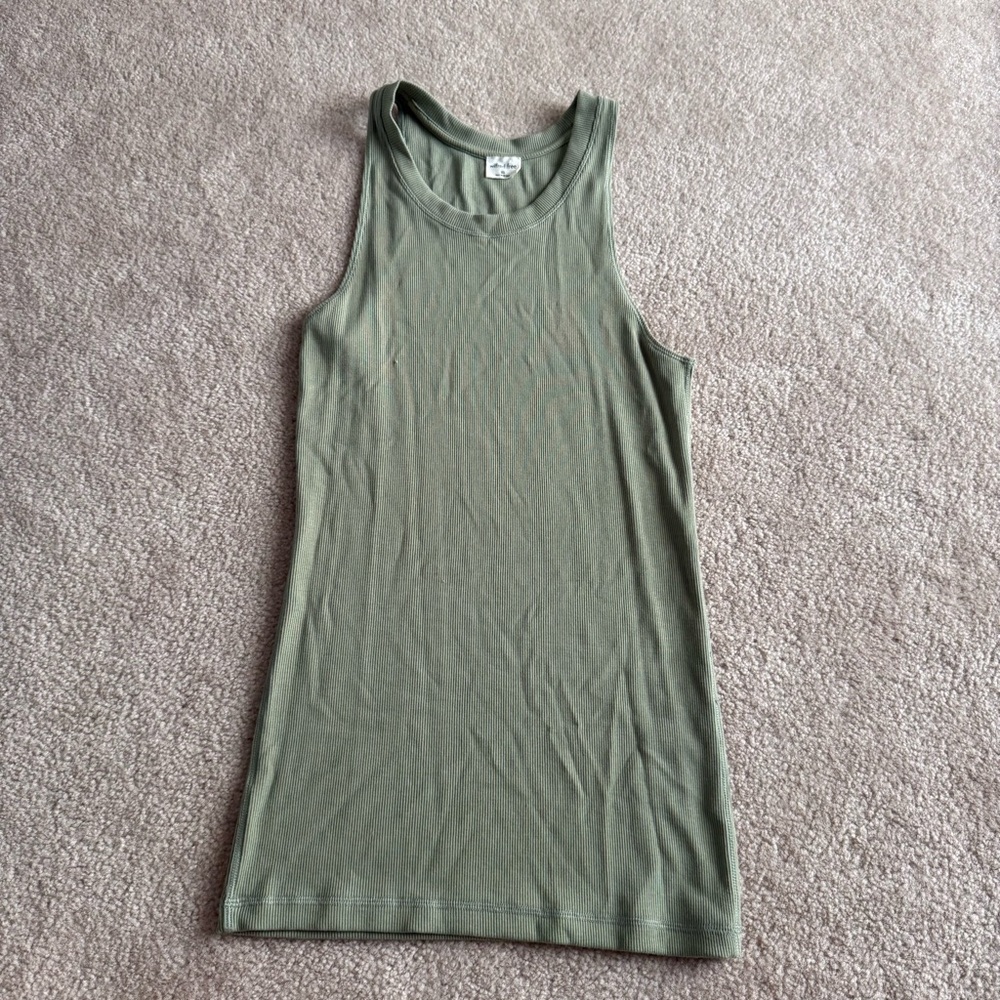 Aritzia - Wilfred Free Green Tank Top XXS
